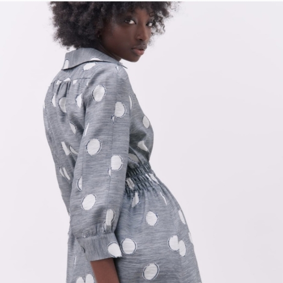 NWT Zara Polka Dot Dress - Picture 2 of 7